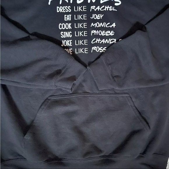 FRIENDS TV Show Hoodie Black Sweatshirt - Picture 4 of 10